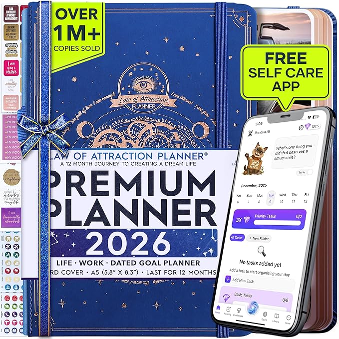 Law of Attraction Planner 2026 Deluxe by FreedomMastery