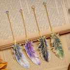 Feather-Shaped Metal Bookmarks - Image 2