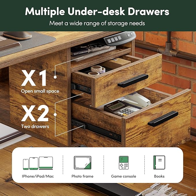 FEZIBO Electric Standing Desk 48 x 24 Inch - Image 8