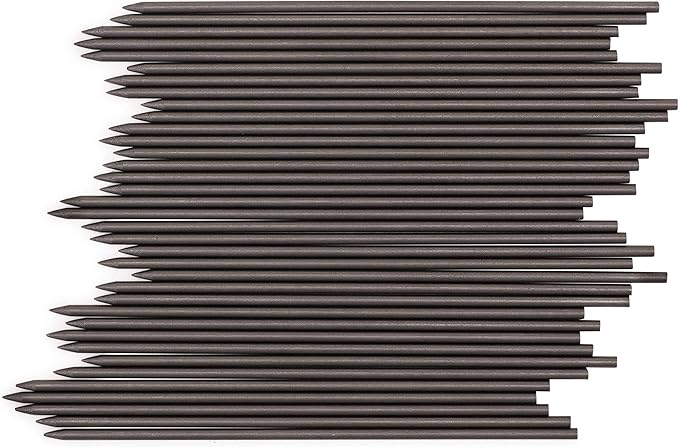 June Gold 108 Pieces, 2.0 mm 2B Lead Refills, 90 mm Length, Extra Bold Thickness - Image 2