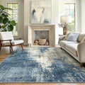 GENIMO Washable Area Rugs for Living Room, 9x12 Modern Non Slip Rugs, Low Pile by GENIMO
