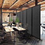 Upgrade Version Room Partition and Divider, Freestanding Rolling Dividers - Image 5