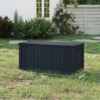 Yardgrace 150 Gallon Resin Deck Box, Waterproof Outdoor Storage Box, Lockable - Image 2