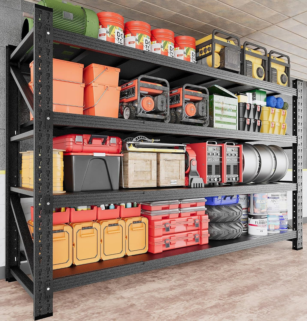 71.3" wide heavy duty garage shelving units,5000lbs deep, view 9