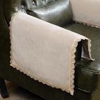 MINJIATEX Couch arm Covers, Non-Slip lace Sofa arm Covers Set of 2 Washable by MINJIATEX
