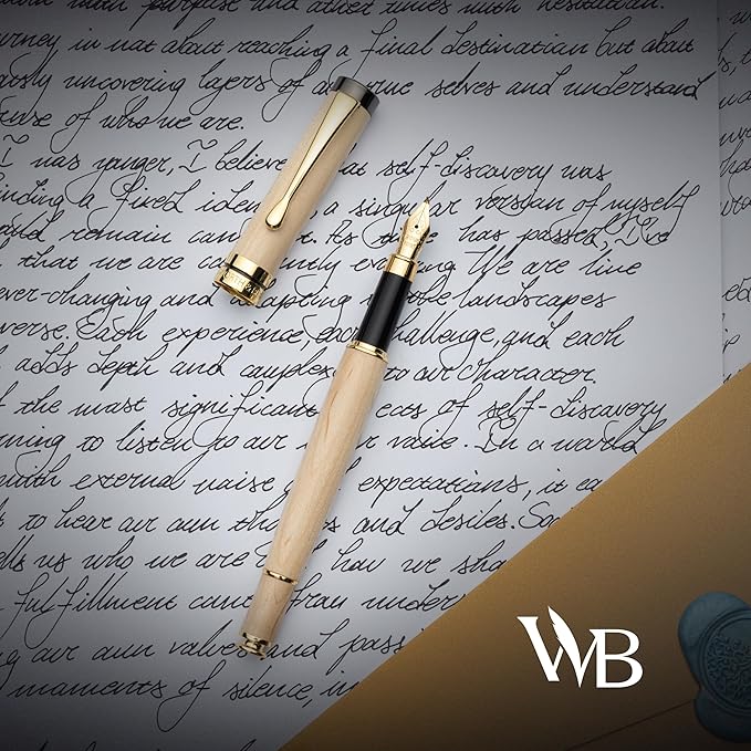 Wordsworth & Black Calligraphy Pen Gift Set, Includes Ink Bottle, 6 Ink - Image 5