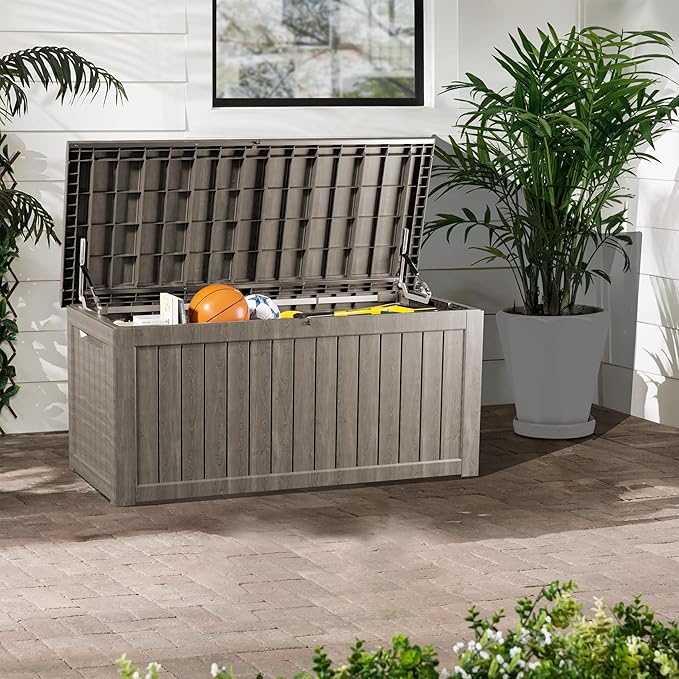 Yardgrace 270 Gallon Heavy Duty Outdoor Storage Box - Image 2