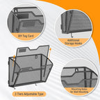 Docnest 2 Tier Mesh Wall File Holders - Image 4