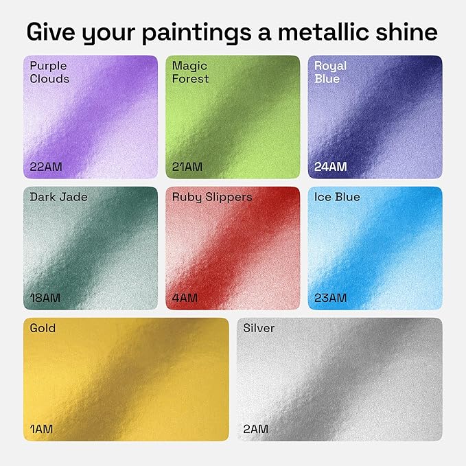 ARTISTRO 8 Metallic Poster Markers - Image 4