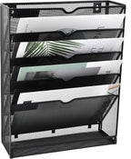 EASEPRES Desk File Organizer Mesh 6-Tier, Hanging Wall Mount Document by EASEPRES