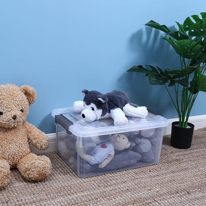 Citylife 17 QT Plastic Storage Bins - Image 3