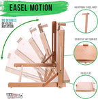 U.S. Art Supply Cancun Solid Wooden Tabletop Easel - Image 3
