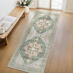 GENIMO 2x7 Runner Rugs for Hallway, Machine Washable Non Slip Vintage Rugs - Image 3