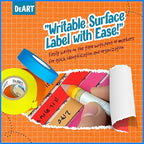 DEART 6 Pcs Colored Masking Tape, Extra Long 1008 Feet or 360 Feet x 1 Inch - Image 3