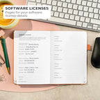 Clever Fox Password Book with alphabetical tabs. Internet Address Organizer - Image 6