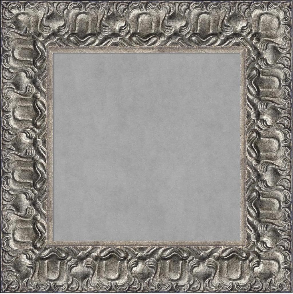 Amanti Art Silver Framed Magnetic Board 18x18 X-Small Vision Board