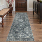 GENIMO Runner Rug 2'6''x8 Non Slip Machine Washable Vintage Hallway Runner Rug - Image 2