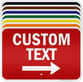 Custom Arrow, Custom Directional Sign, Right Arrow, 12x18 Inches, 3M EGP by MySignCenter