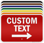 Custom Arrow, Custom Directional Sign, Right Arrow, 12x18 Inches, 3M EGP by MySignCenter
