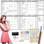 Large Dry Erase Wall Calendar by CleverClean