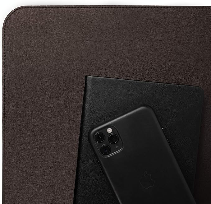 Vine Creations Leather Desk Mat 24" x 17", Desk Protector, PU Leather Desk Pad - Image 5