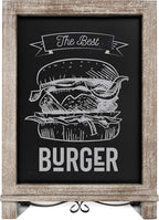 HBCY Creations Rustic Weathered Wooden Tabletop Chalkboard - Image 8