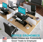 VERSADESK® PowerPro™ 40” x 24” Standing Desk Converter | 40 inch Electric - Image 3