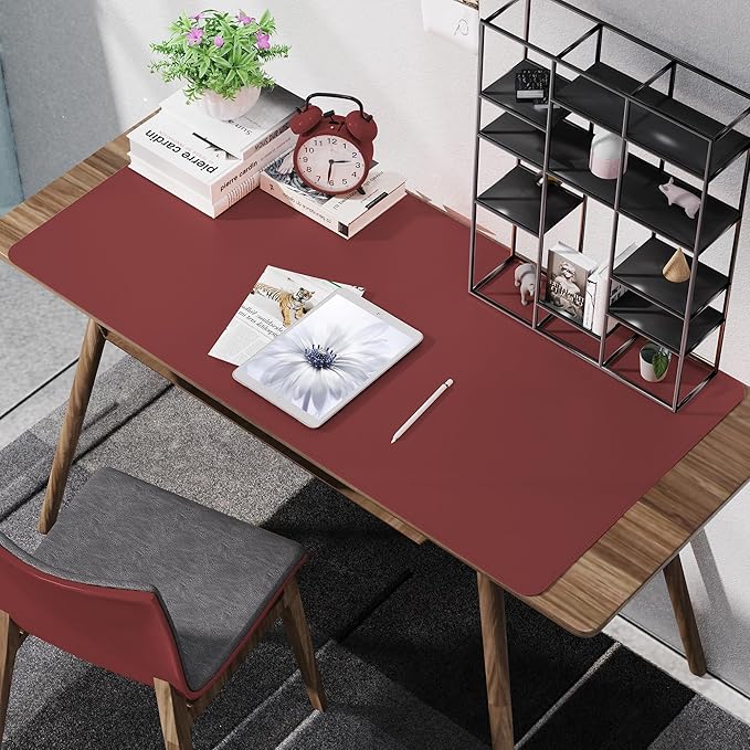 Desk Mat 47" x 23.7" Leather Desk Pad Protector - Image 7
