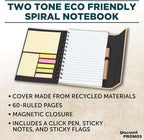DISCOUNT PROMOS Eco Friendly Spiral Notebooks - Image 3