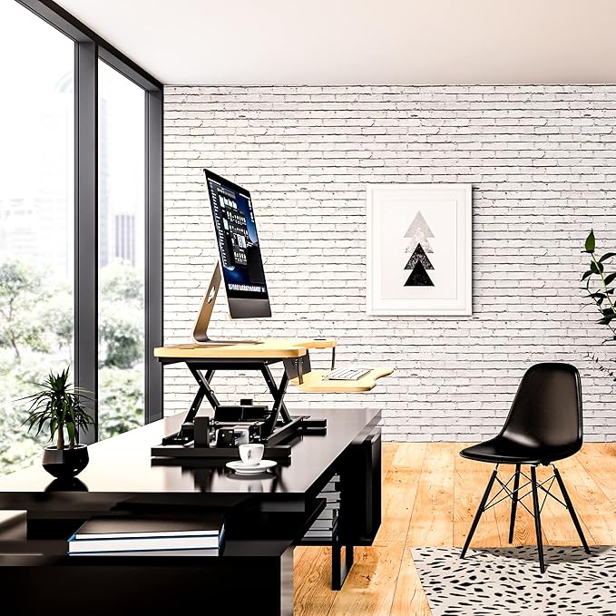 VERSADESK Electric Standing Desk Converter, 36 Inch PowerPro™ Height Adjustable - Image 3