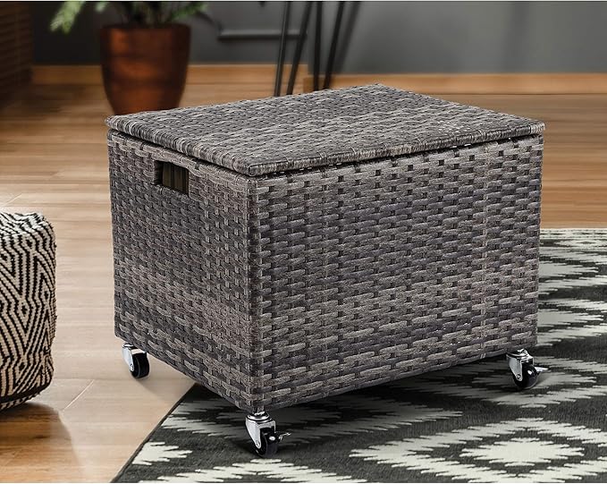 BIRDROCK HOME Rolling File Box - Image 6