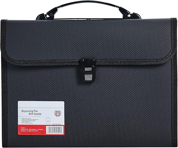 Legal Size 13 Pocket Accordian File Organizer Expanding File Folder - Image 2