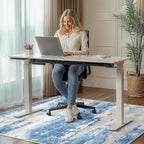 Office Chair Mat for Hardwood Tile Floor, Abstract 36"X 48" Desk Mats for - Image 2