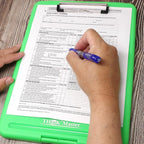 Think2Master Green Plastic Storage Clipboard. | 25% Heavier & Sturdier| Heavy - Image 6