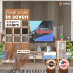 Avana Acoustic Wood Wall Panels – 94.4 x 12.6 Inch Natural Walnut Acoustic - Image 7