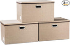PRANDOM Extra Large Collapsible Storage Bins by Prandom