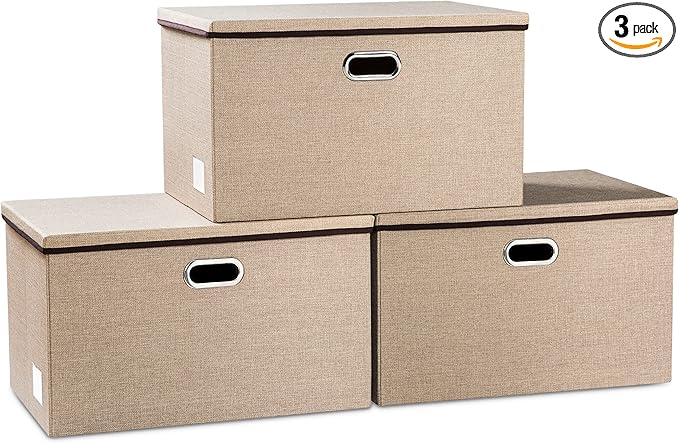 PRANDOM Extra Large Collapsible Storage Bins by Prandom