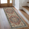 GENIMO 2x5 Runner Rugs for Hallway, Machine Washable Non Slip Vintage Rugs by GENIMO