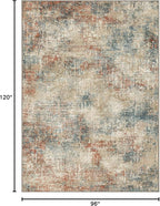 GENIMO Washable Area Rugs for Living Room, 8x10 Modern Non Slip Rugs, Low Pile - Image 2