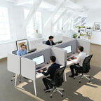 KERRAM Desk Privacy Panel 24 x 24 Inch, Sound Absorbing & Proof Desk Divider - Image 8