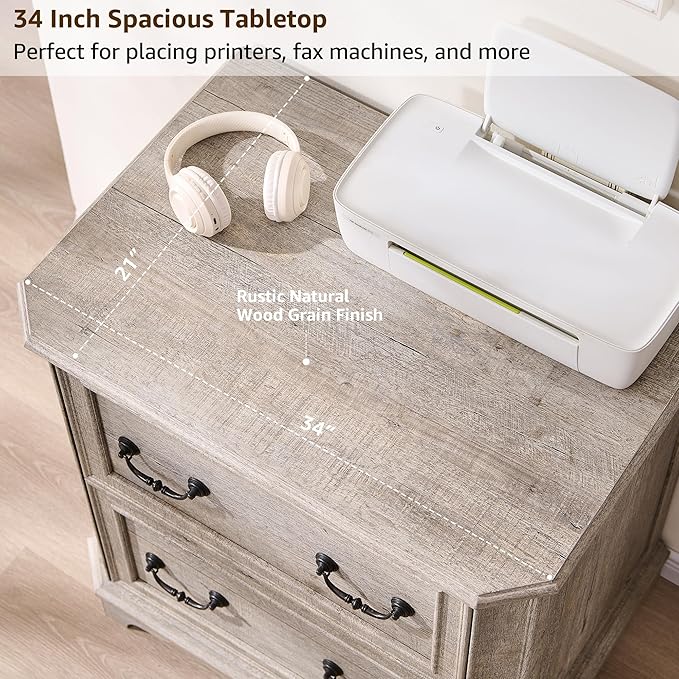 T4TREAM 34" Lateral File Cabinet - Image 3