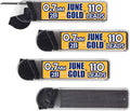 June Gold 440 Pieces, 0.7 mm 2B Lead Refills, 110 Pieces Per Dispenser by JuneGold