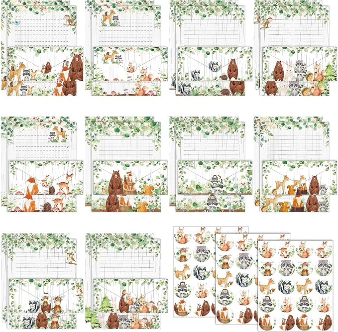 TaoBary 160 Pcs Stationery Paper Set 50 Double Sided Stationery Papers by TaoBary