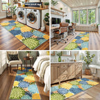 outdoor rug waterproof, washable patio runner rug for on a desk or shelf