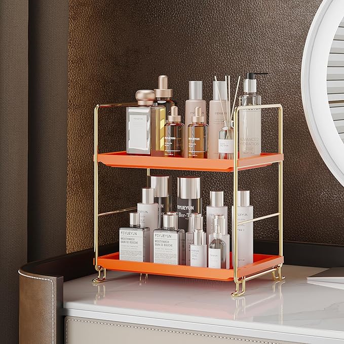 FSyueyun 2-Tier Bathroom Countertop Organizer, Bathroom Organizers and Storage - Image 6