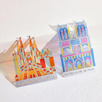 2pcs Metal Bookmarks with Transparent Design, Cute Book Marks by VYRANA