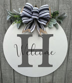Wood front door sign Wood sign Home decor Welcome sign Sign - Image 2
