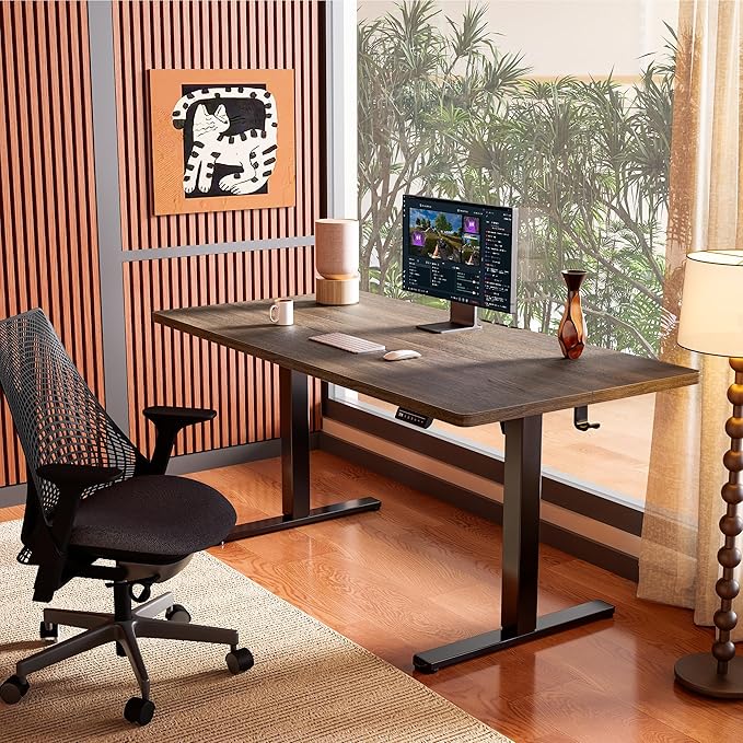 ErGear Electric Standing Desk, 44 x 24 Inches Height Adjustable Stand up Desk - Image 2