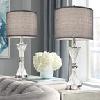 Gray Drum Lamp Shades Medium 13" Top x 13" Bottom x 10" High Traditional - Image 8