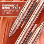 Sharpie S-Gel Gel Pen, Copper Metal Body, Medium Point, Includes 1 Pen and 1 - Image 5